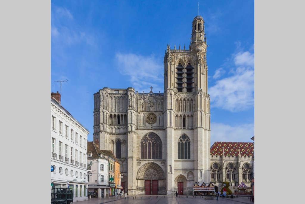 Le Cosy Apartment Sens Bagian luar foto
